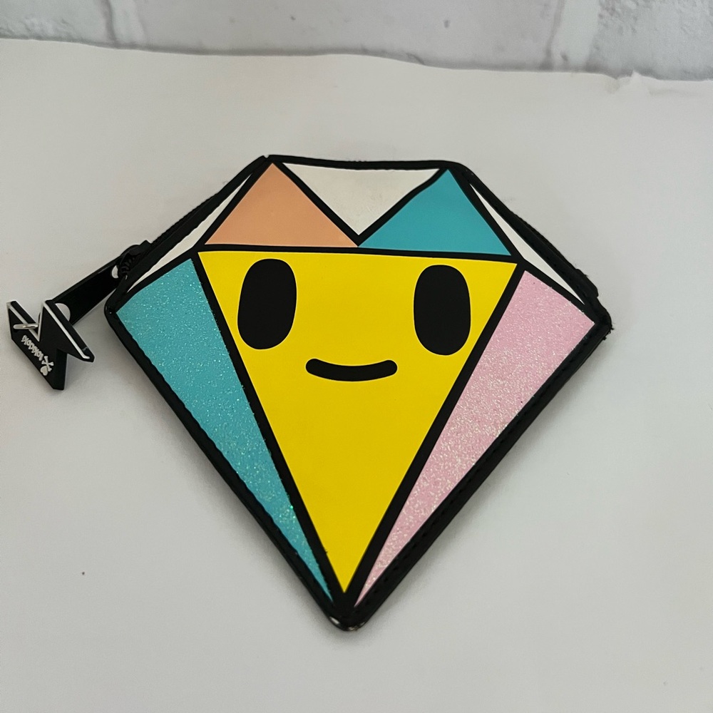 RARE! Tokidoki Pastel Diamante Diamond Zip Coinpurse Wallet